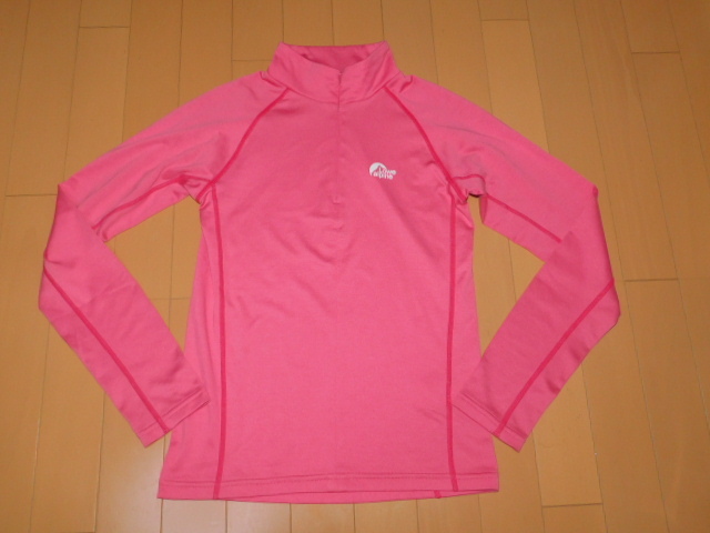 Lowe alpine★ロウアルパイン美品ハーフジップシャツ★M寸拍卖