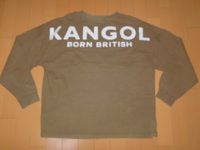 KANGOL★カンゴールUSEDロングスリーブTシャツ★L寸拍卖
