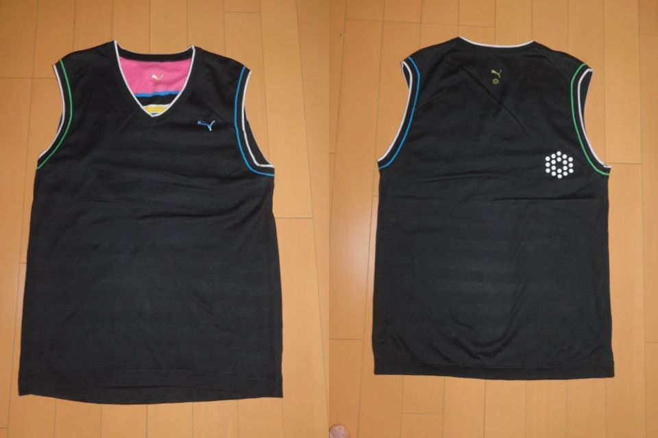 PUMA GOLF★プーマ美品リバーシブルベスト★M寸拍卖