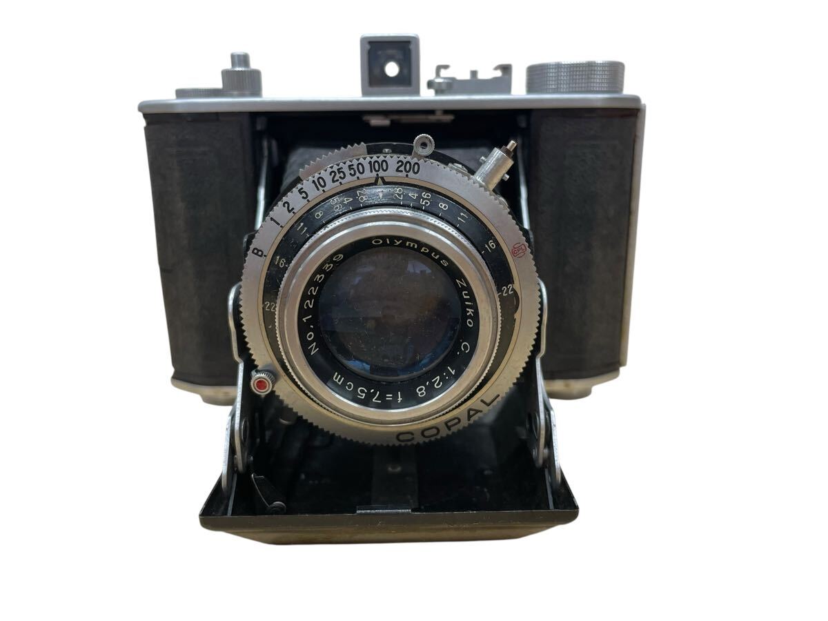 Olympus Six フォールディングカメラ Zuiko 75mm F2.8 6×6/4.5 フィルム 蛇腹カメラ拍卖
