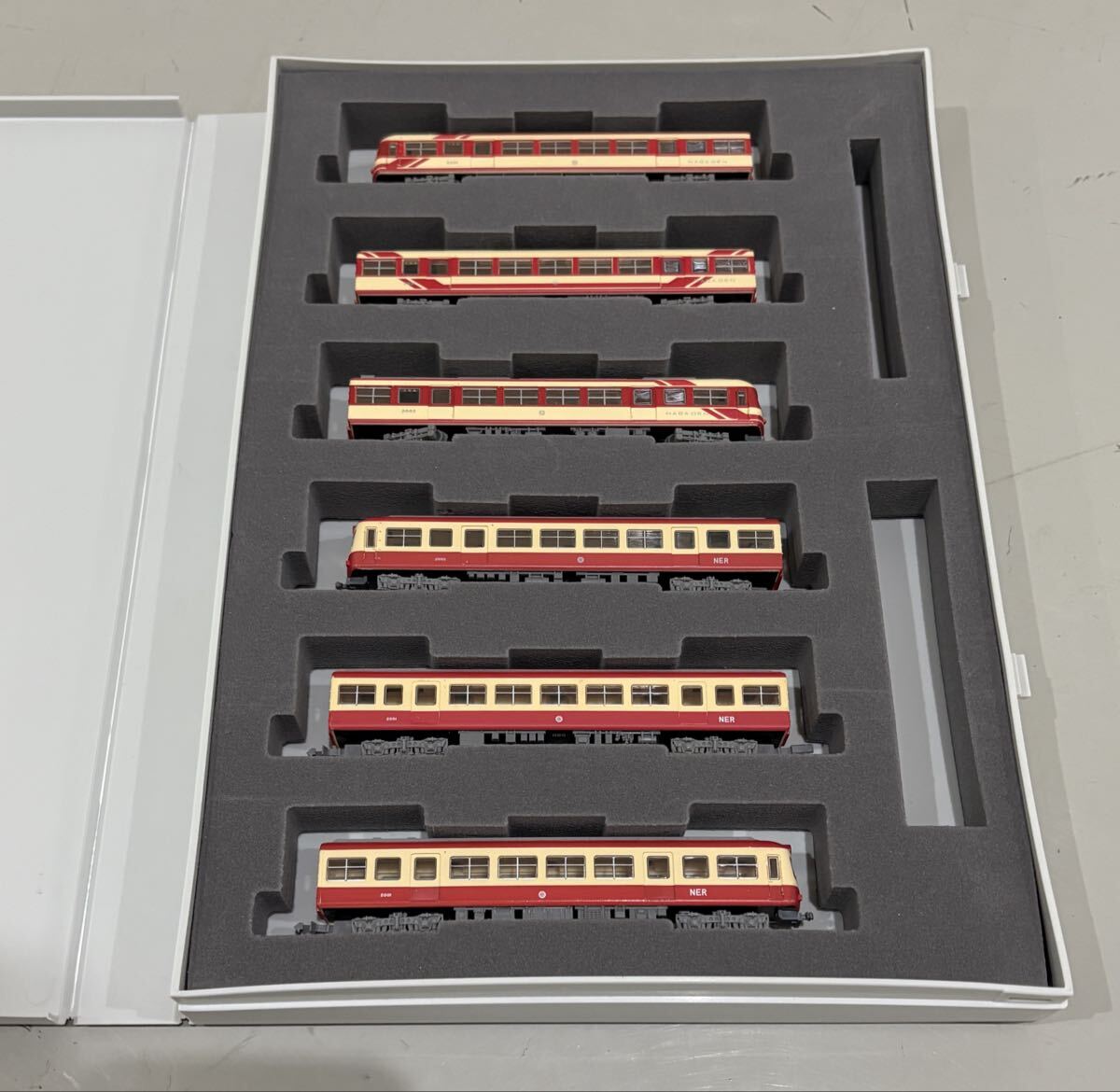 鉄道 コレクション 長野電鉄 2000系 新塗装 りんご塗装 6両 鉄コレ 形 型拍卖