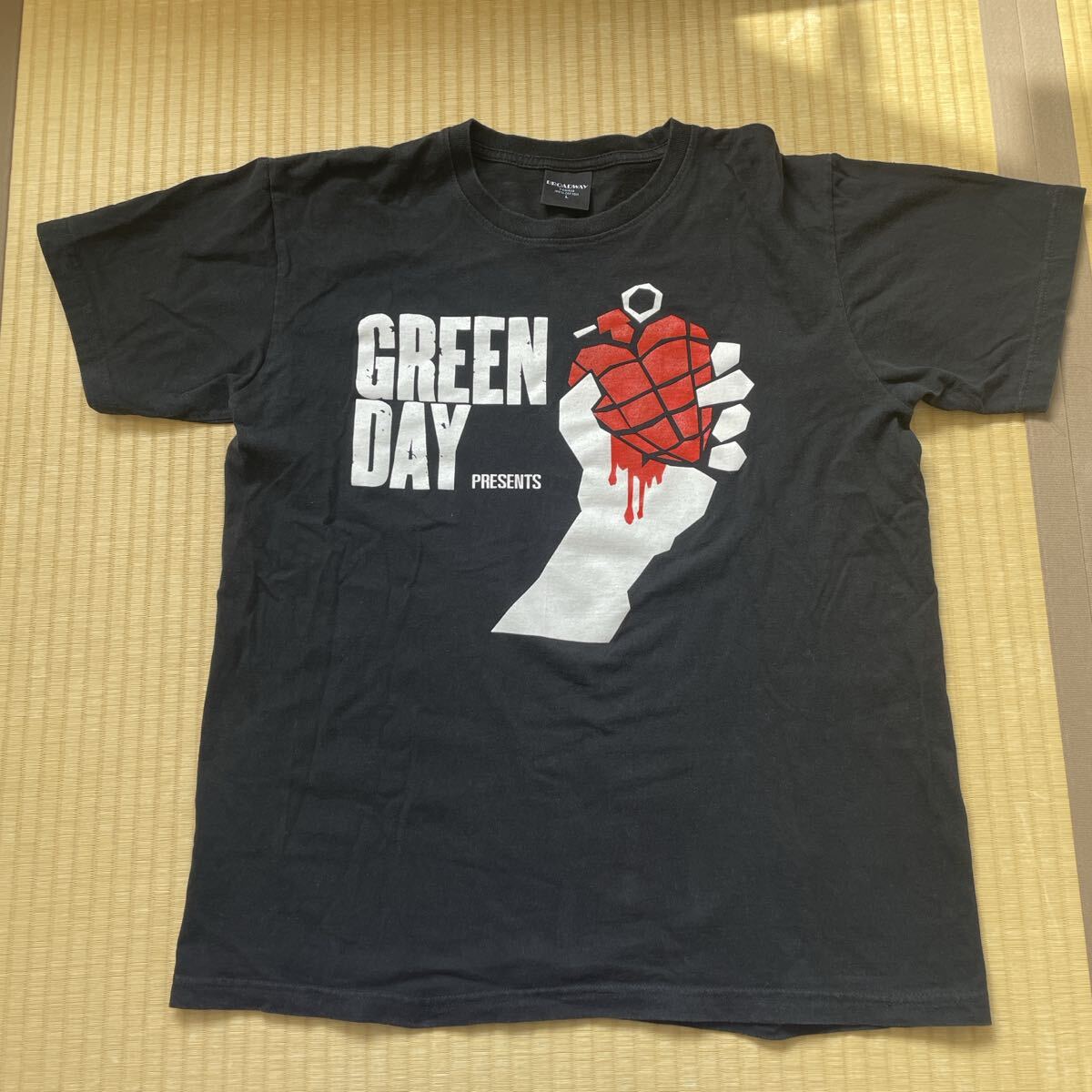 グリーンデイ Tシャツ Green Day バンドTシャツ GREEN DAY ロゴTシャツ アメリカンイディオット American Idiot拍卖