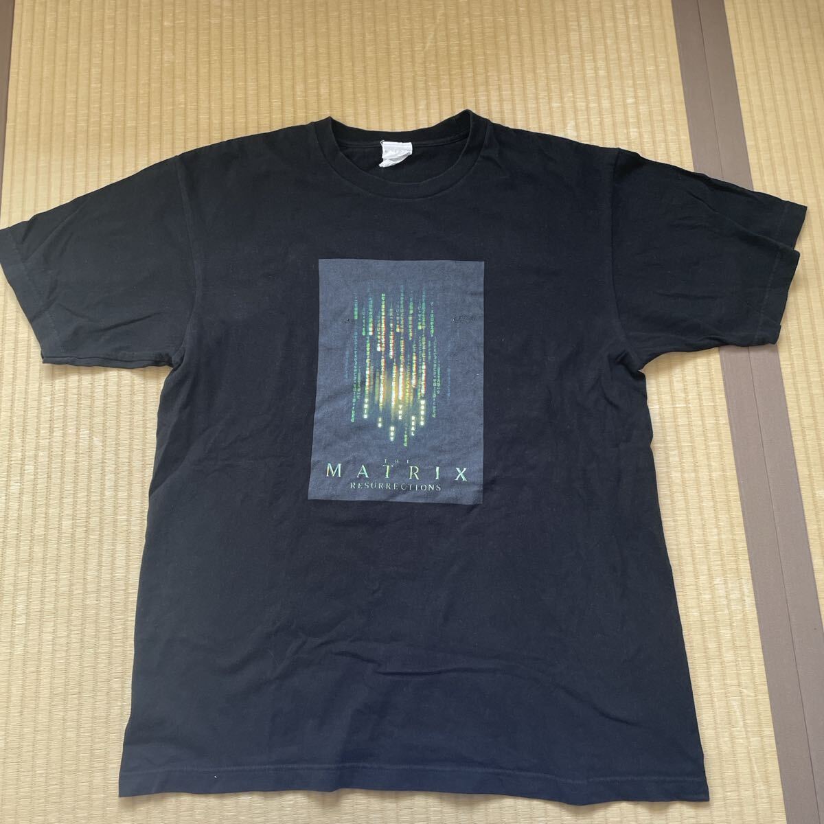 マトリックス レザレクションズ Tシャツ The Matrix Resurrections ムービーTシャツ THE MATRIX RESURRECTIONS 半袖Tシャツ 映画Tシャツ拍卖