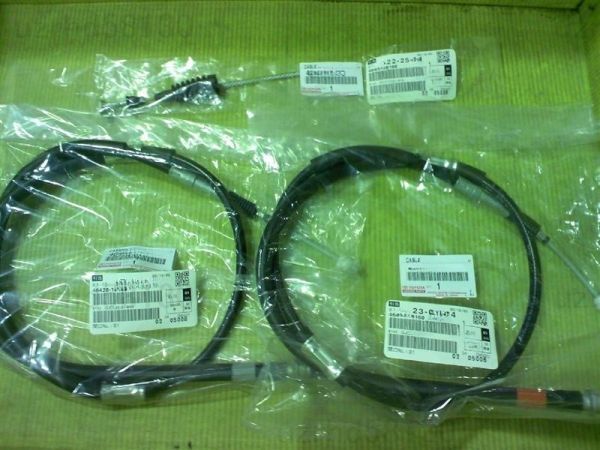 トヨタ純正 スターレット EP82 EP91 パーキングブレーキ ケーブル ワイヤー ブレーキ サイドブレーキ NO.1/2/3 TOYOTA拍卖