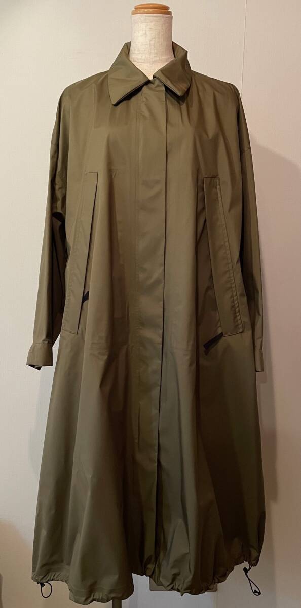 L’EQUIPE レキップ ロング トレンチコート アウター オリーブ カーキ 38 新品未使用拍卖