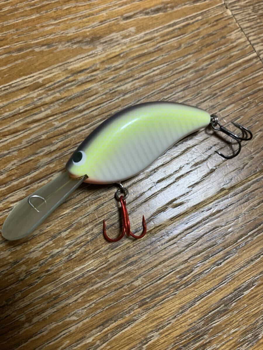 美品 名称不明 ハンドメイド フラットサイド クランクベイト ルアー ①拍卖