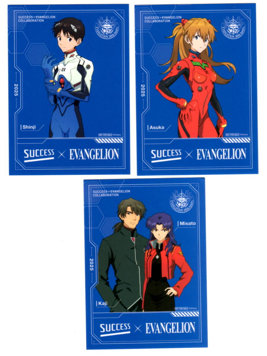 花王SUCCESS × EVANGELION ステッカー ツルハドラッグ柄 全3種(各1枚)セット拍卖