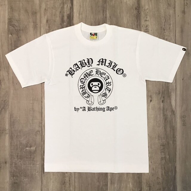 ★新品★ クロムハーツ × BAPE マイロ Tシャツ Sサイズ a bathing ape Chrome Hearts エイプ ベイプ アベイシングエイプ milo NIGO dy58拍卖