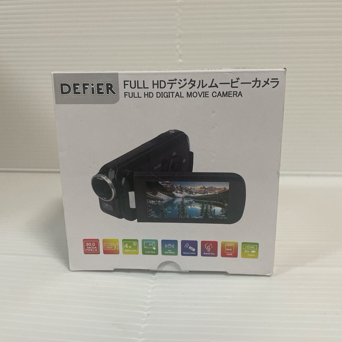 新品未使用 DEFIER FULL HD デジタルムービーカメラ コンパクトブラック C863拍卖