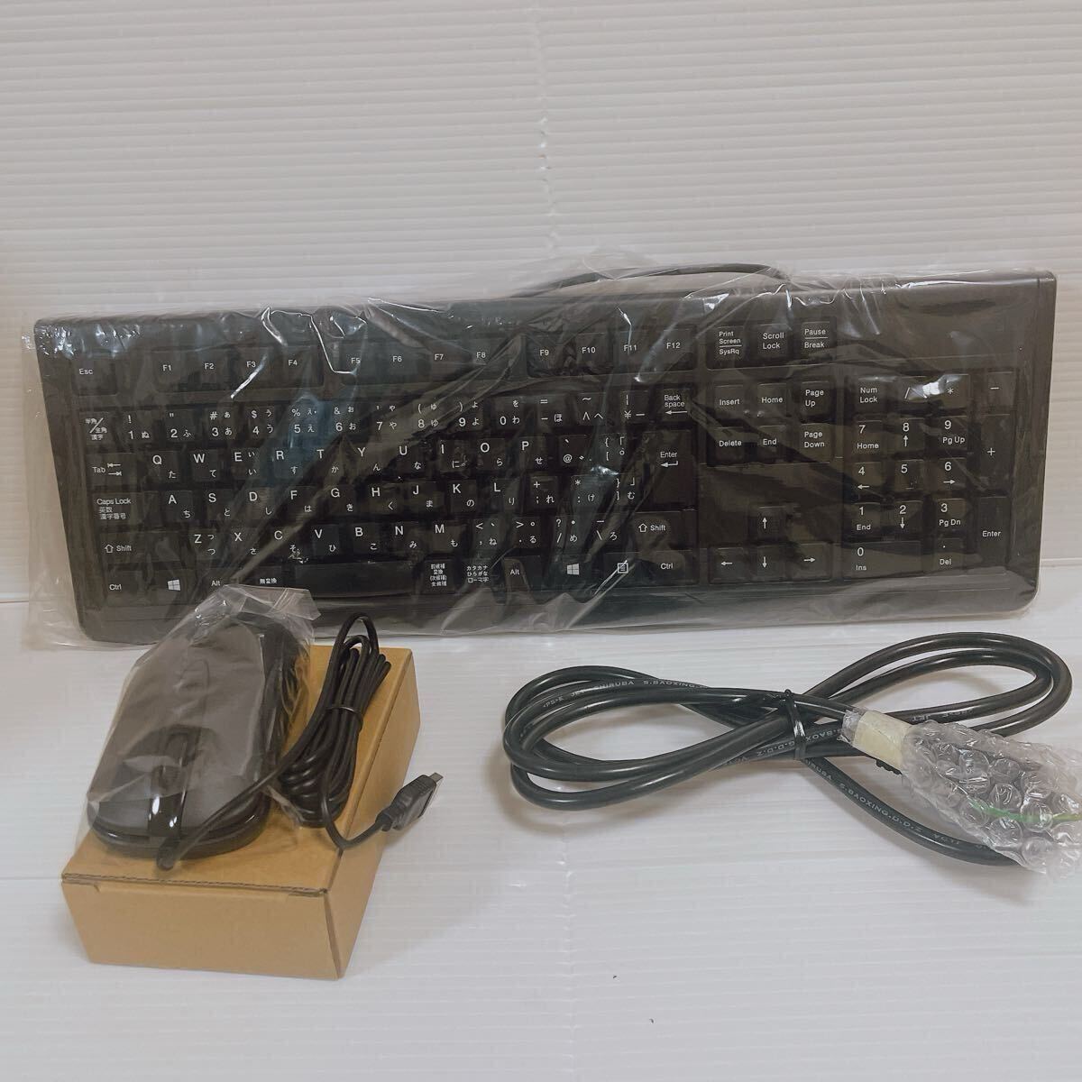 未使用品 FRONTIERキーボード USBキーボード マウスセット P/N:K2802B3 C897拍卖