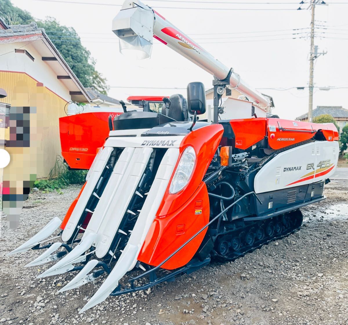 クボタコンバインER456HDMW2#229 時間#デバイダ付き#56馬力拍卖