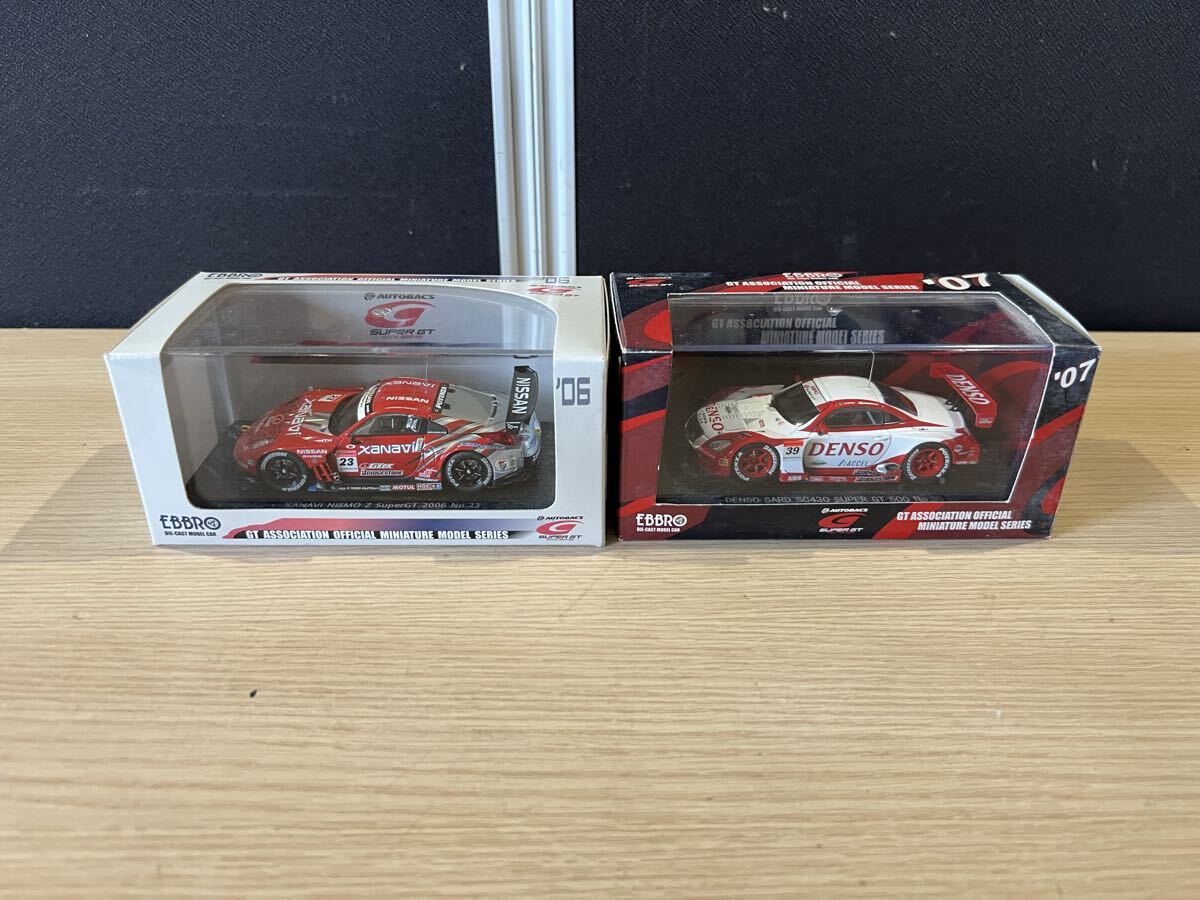 未使用品 EBBRO SUPER GT 500 XANAVI NISNO Z DENSO SARD SC430 No.39 No.23 2点セット 現状品 説明文必読拍卖