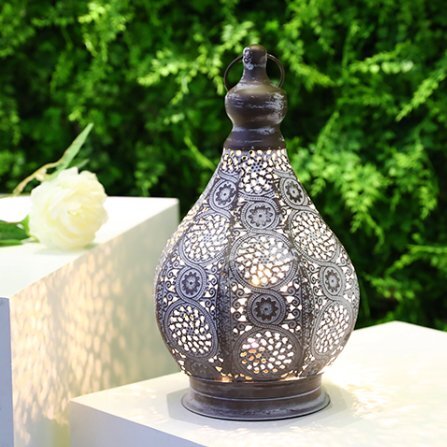 テーブル ランプ LED 照明 ライト インテリア オブジェ 持ち運び コードレス ヴィンテージ 吊るす 吊り下げ 彫刻 DYL472拍卖