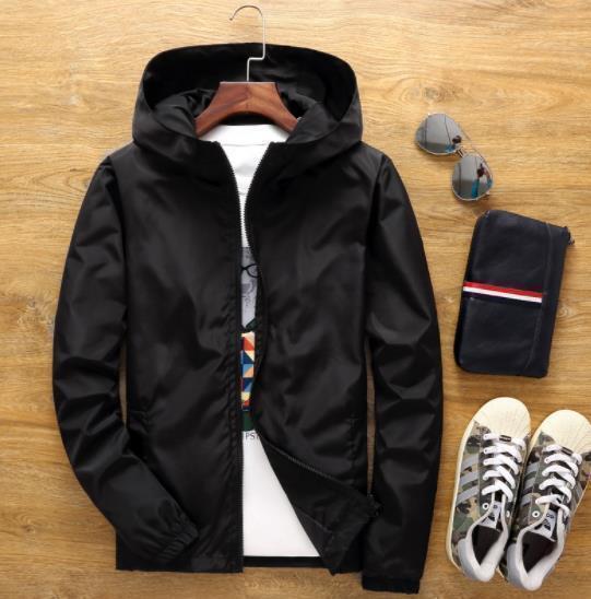 メンズ ジャケット トレンチコート 無地 フード付き 大きいサイズ 多色 S-7X DJ1807拍卖