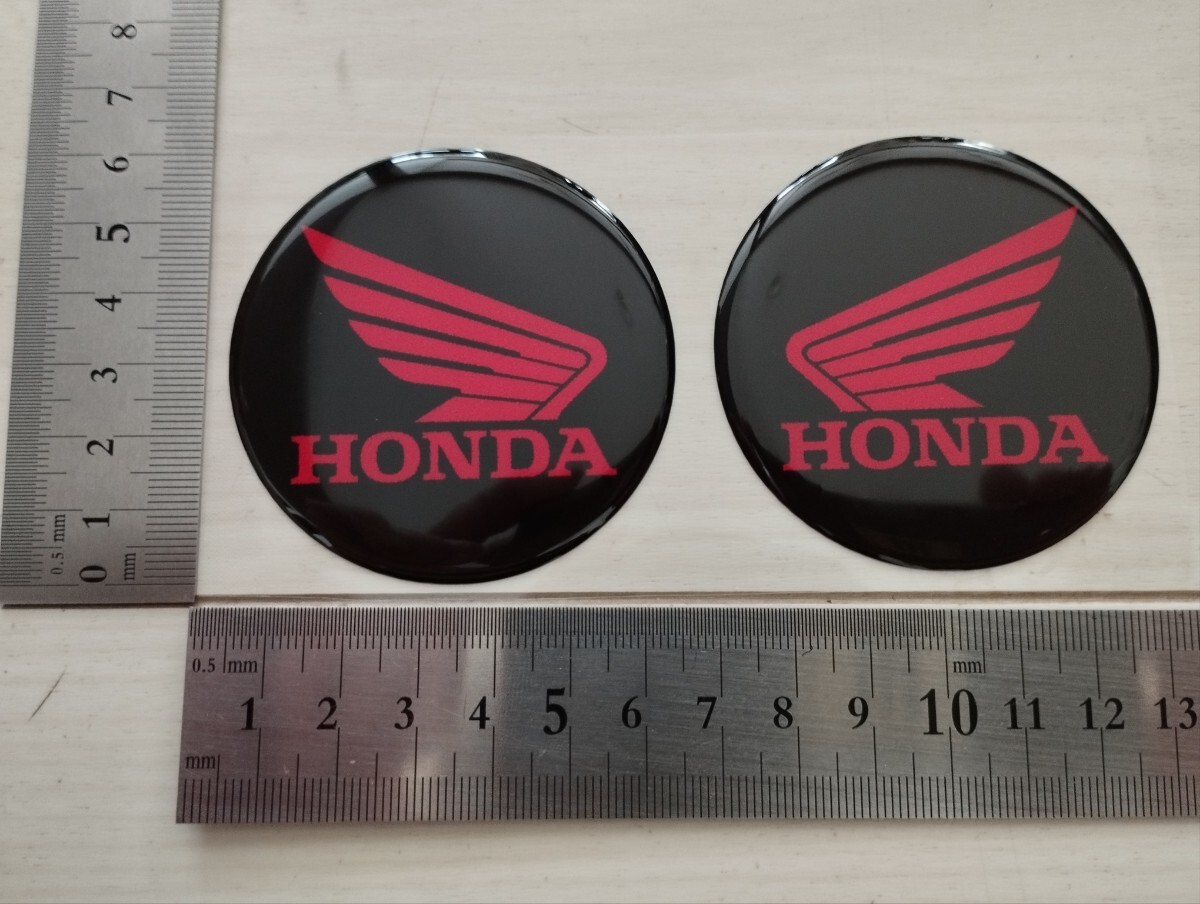 HONDAステッカー 2枚セット  3Dステッカー  タンクステッカー  ウィング左右 バイクステッカー ウィング左右  防水  ホンダ拍卖