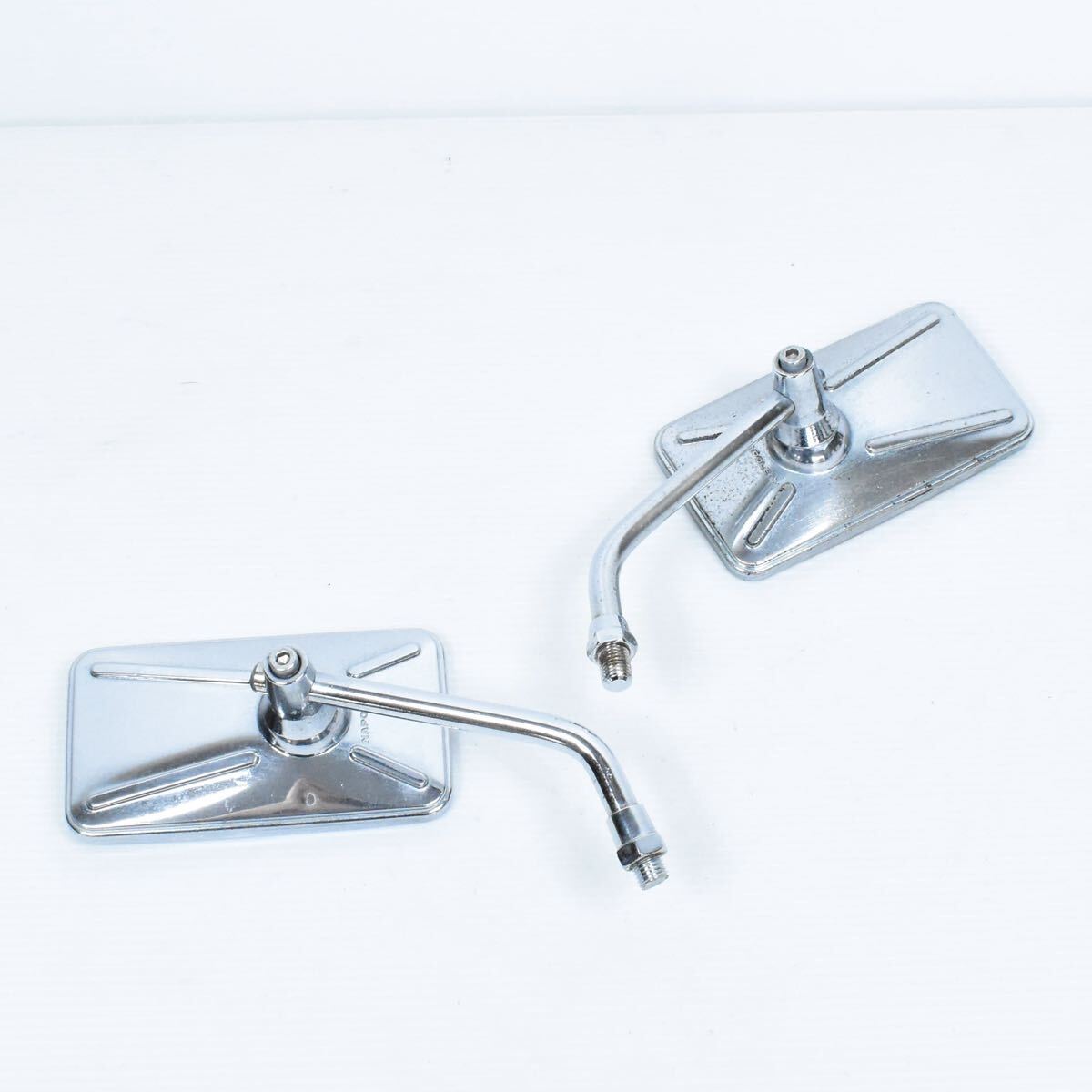 当時物 ナポレオン 角ミラー ストリートミラー 10mm 正ネジ 左右set 検) ミラー モンキー ダックス Z50J Z2 CB GS XJ AN-10Y 613拍卖