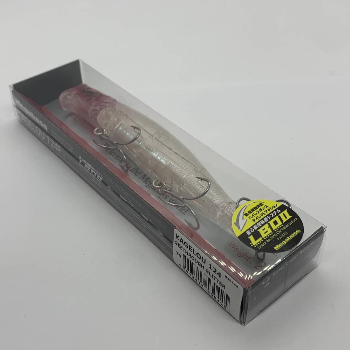 I-102025 メガバス MEGABASS カゲロウ 124F SEETHROUGH GLITTER拍卖
