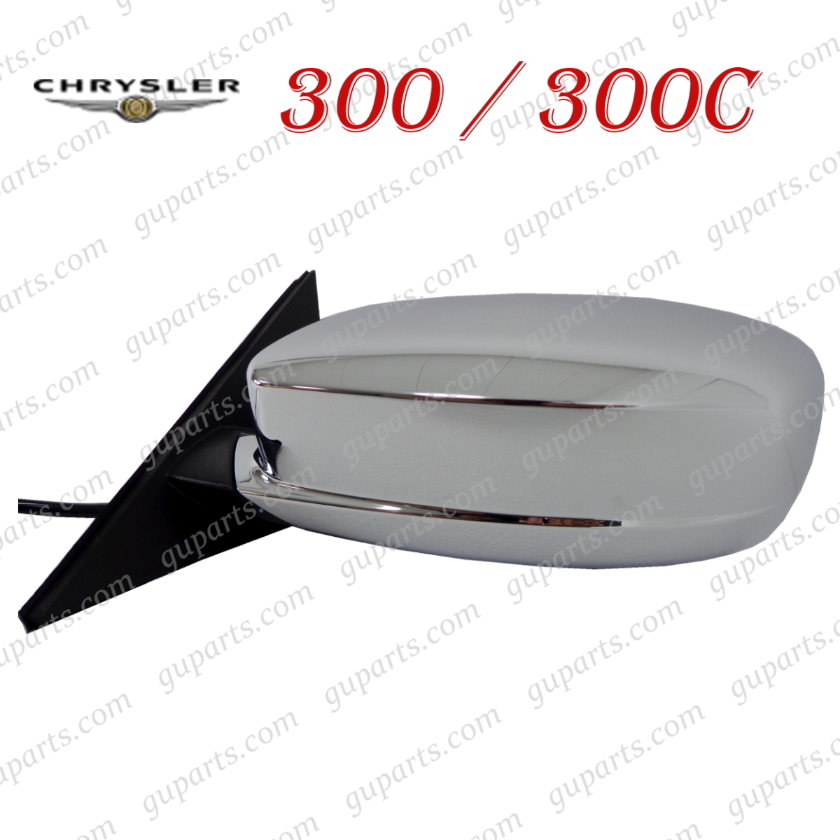 クライスラー 300 / 300C '11~ 左 パワー ヒーター ドア ミラー エアロ パーツ ボディ キット クローム メッキ拍卖
