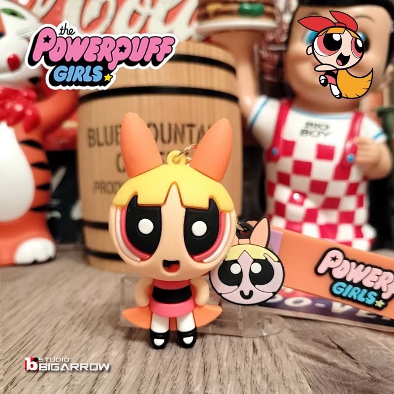 パワーパフガールズ ブロッサム POWER PUFF GIRLS キーホルダー キーチェーン ストラップ アメリカン雑貨拍卖