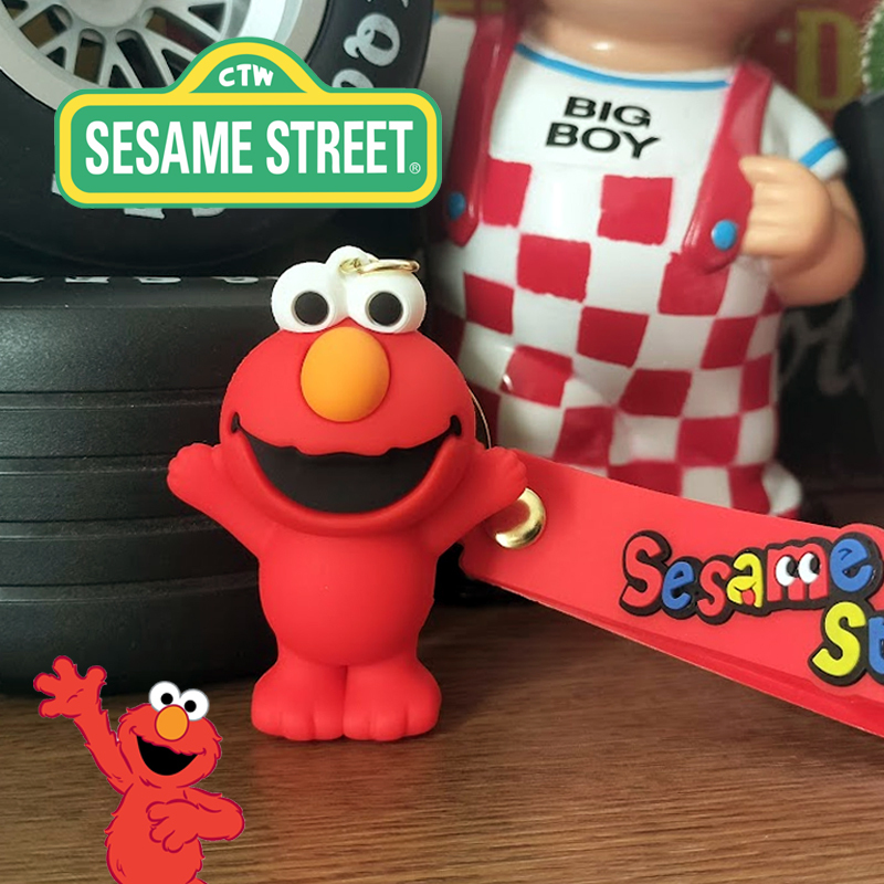 セサミストリート エルモ SESAME STREET ELMO キーホルダー キーチェーン ストラップ アメリカン雑貨拍卖