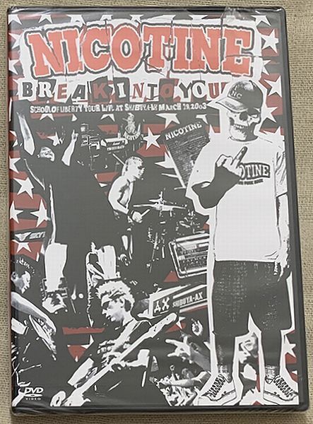 DVD Nicotine プロモ Promo Break Into You -School Of Liberty Tour Live At Shibuya-Ax March 29,2003 SKYR-0067 拍卖