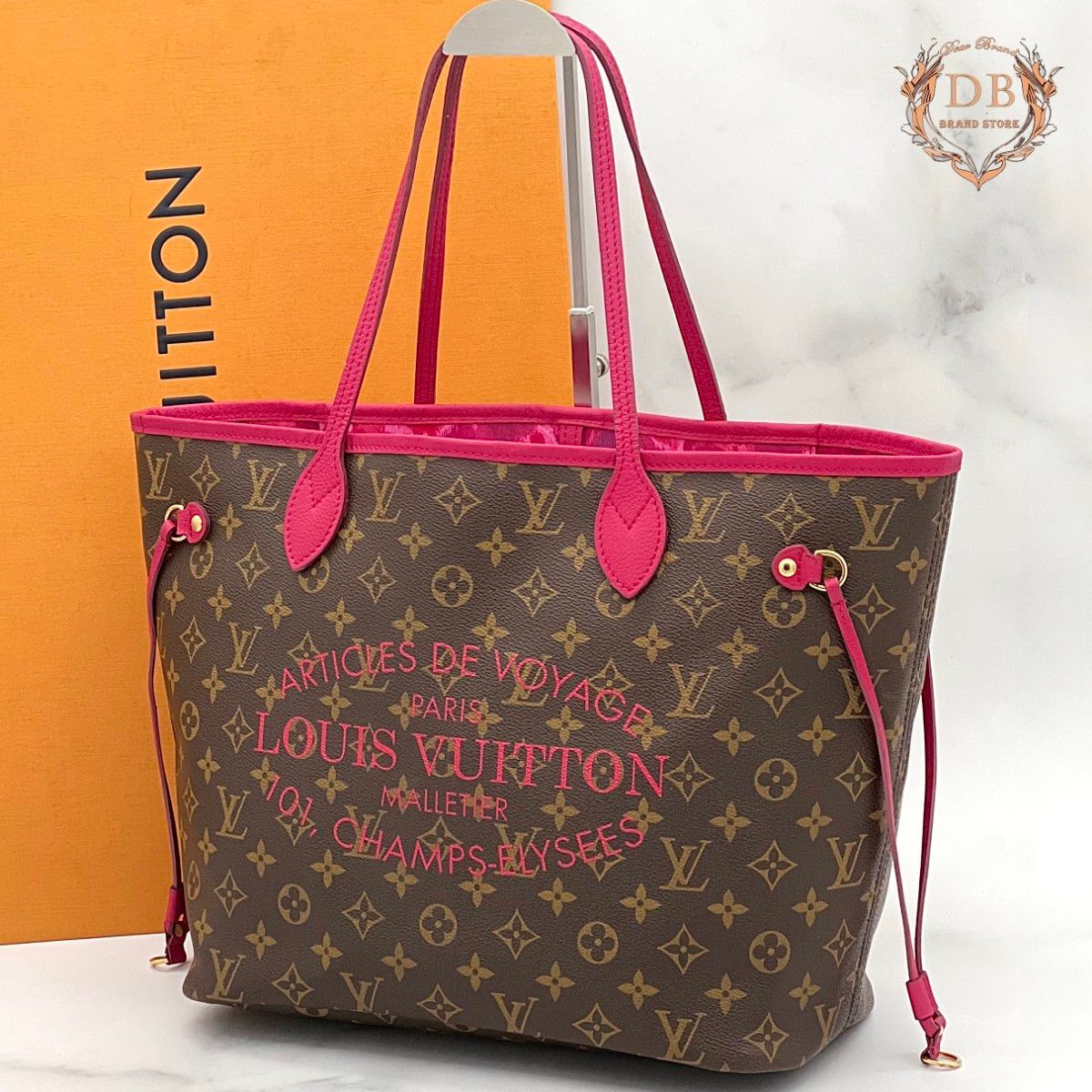 【期間限定】ルイヴィトン イカットフラワー ネヴァーフルMM サマーコレクション ホットピンク LOUIS VUITTON レディース バッグ 鑑定済み拍卖
