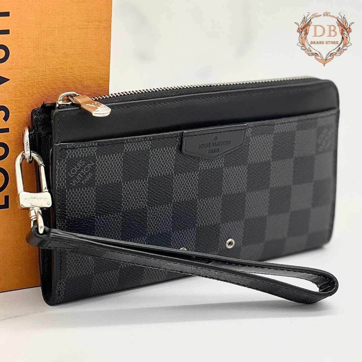 ルイヴィトン ダミエグラフィット ジッピードラゴンヌ ブラック セカンドバッグ Louis Vuitton メンズ 財布 ポーチ 新品未使用級 鑑定済み拍卖