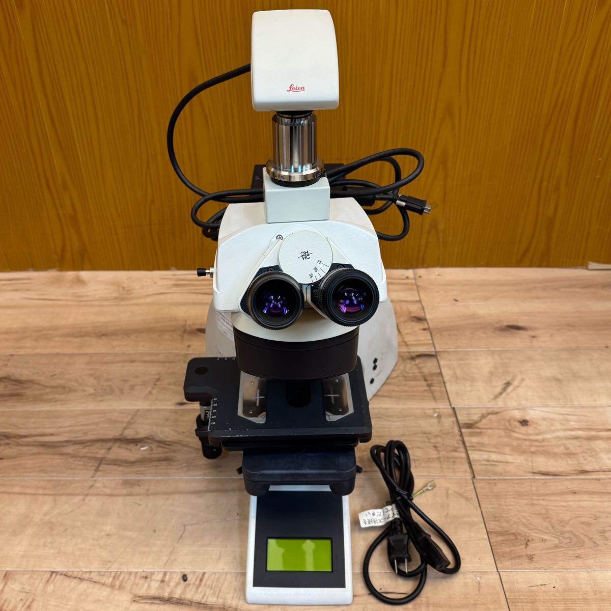 ★インテリジェント正立顕微鏡★顕微鏡★ラボ★研究★実験★Leica★ライカ★DM4000 B★接眼レンズ付★SR(T824)拍卖