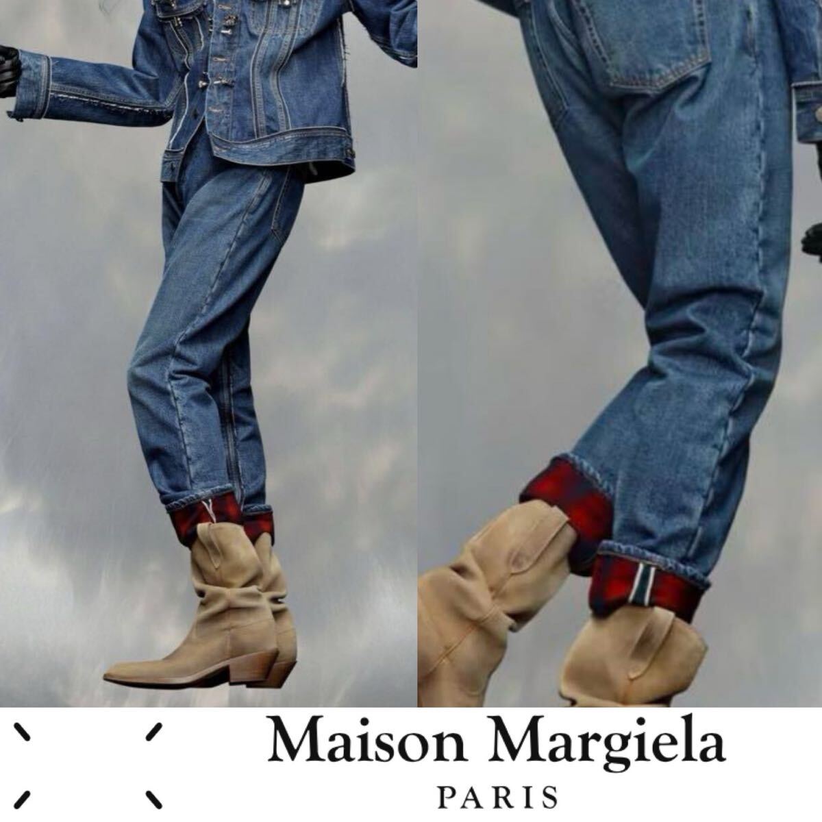 メゾンマルジェラ ペンドルトン Maison Margielax Pendleton 新品 デニム 29 co-ed拍卖