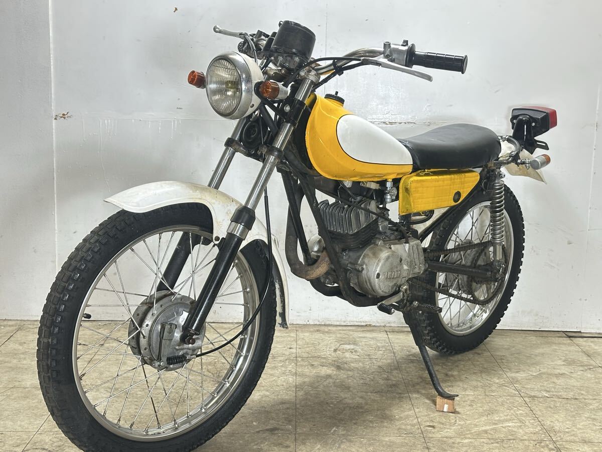 TY50 ヤマハ 不動 部品取り レストアベース ジャンク オフ車 トレール ミニトレ エンジンFT1 初爆OK 水戸 茨城 関東拍卖