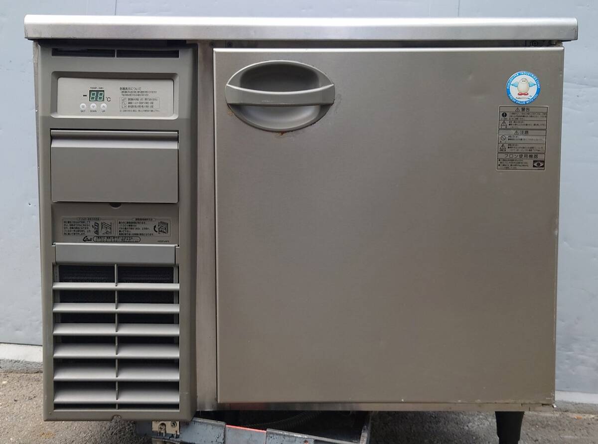 テーブル型1ドア冷蔵庫 100v 154L フクシマ YRC-090RM2拍卖