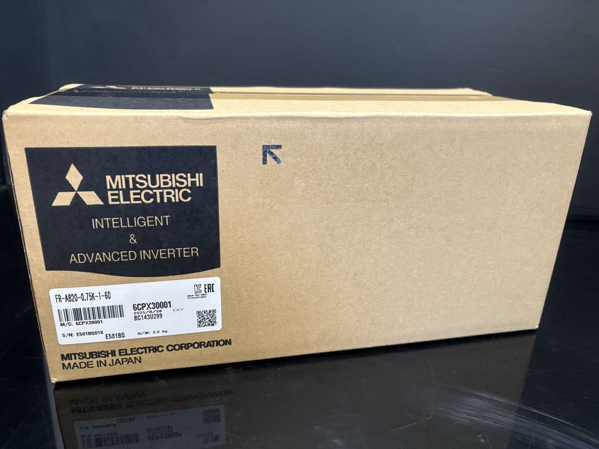 D(0916k1) 【未使用/未開封】三菱電機 FR-A820-0.75K 2025年製 インバータ拍卖
