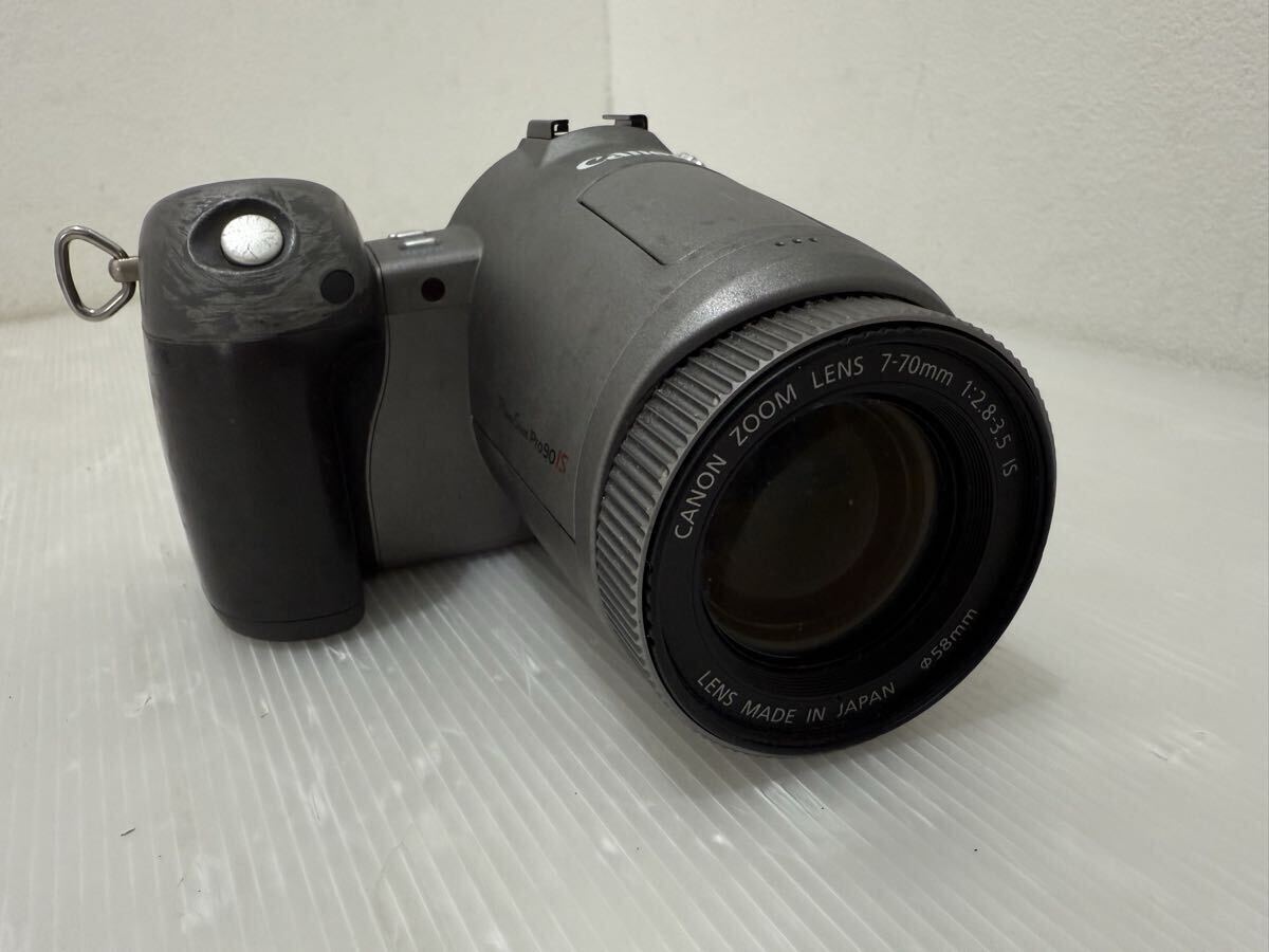 D(0929y6リ) Canon キャノン PowerShot Pro90 IS デジタルカメラ PC1003 レンズ ZOOM LENS 7-70mm 1:2.8-3.5 IS デジカメ ★動作未確認拍卖