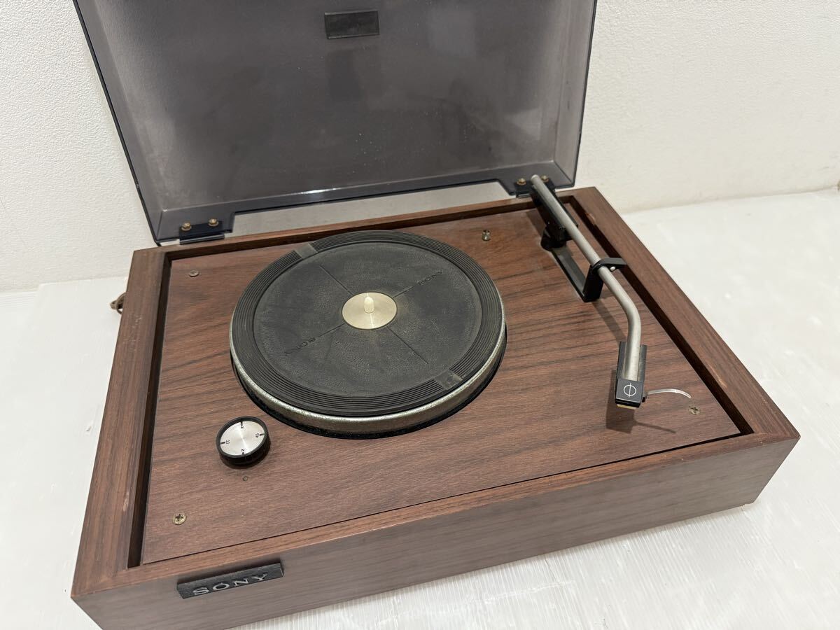 D(0929y13) SONY ソニー TURNTABLE SYSTEM ターンテーブル PS-100 レコードプレーヤー ★ジャンク拍卖