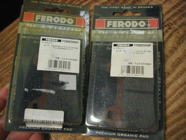 53734★CB400SFVer.S★未使用・フロントブレーキパッド(FDB2099P)拍卖