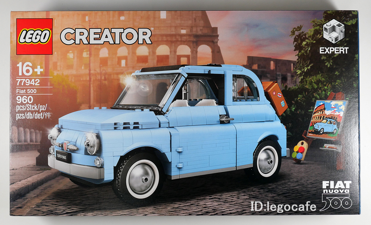 英国・市場調査限定【77942 フィアット500 ブルー(Fiat 500 Blue)】レゴ LEGO拍卖