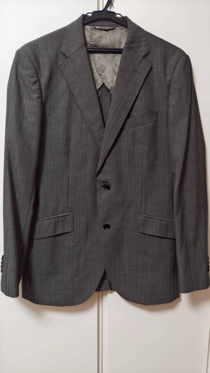 キャサリンハムネットロンドン KATHARINE HAMNETT LONDON スーツ ジャケット スラックス L グレー 美品 クリーニング済拍卖