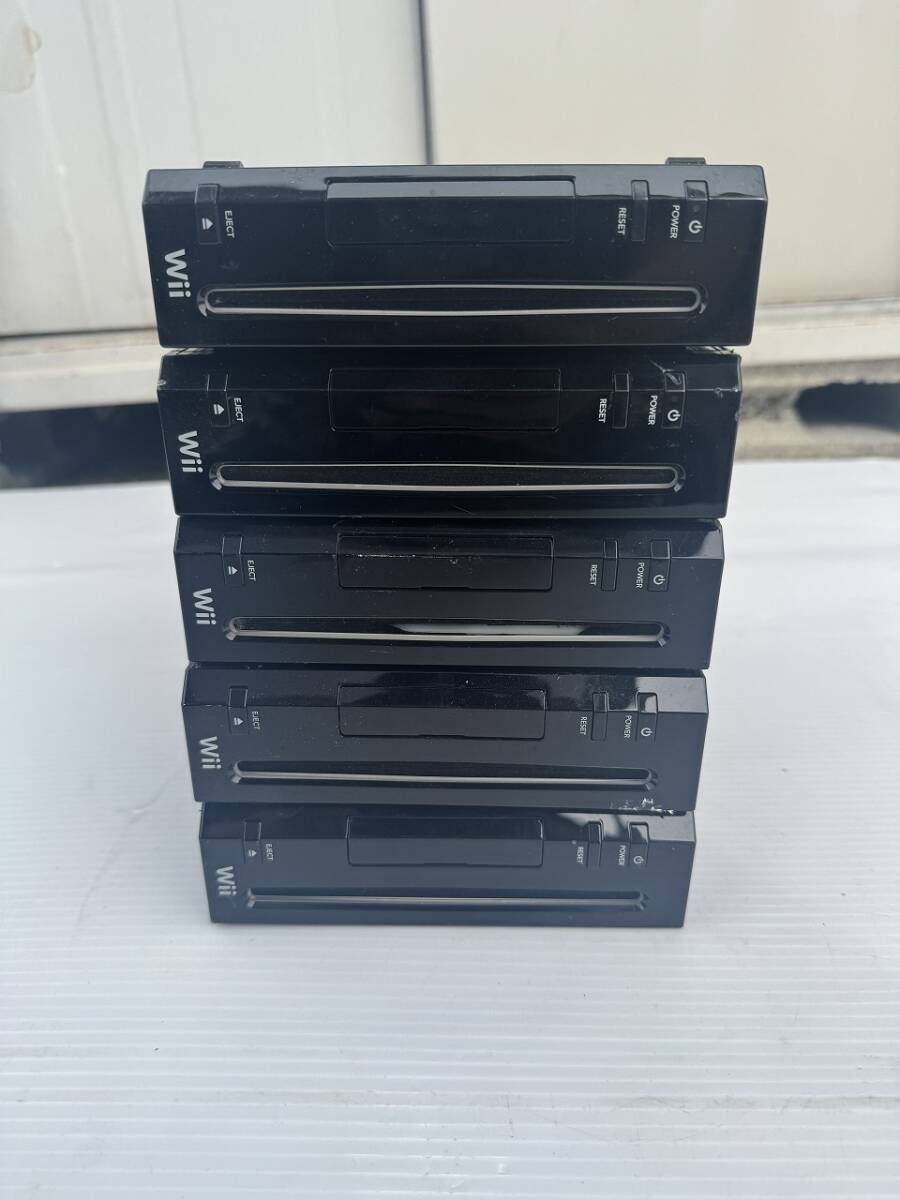 Nintendo 任天堂 Wii RVL-001(JPN) ブラック 5台セット ジャンク品拍卖