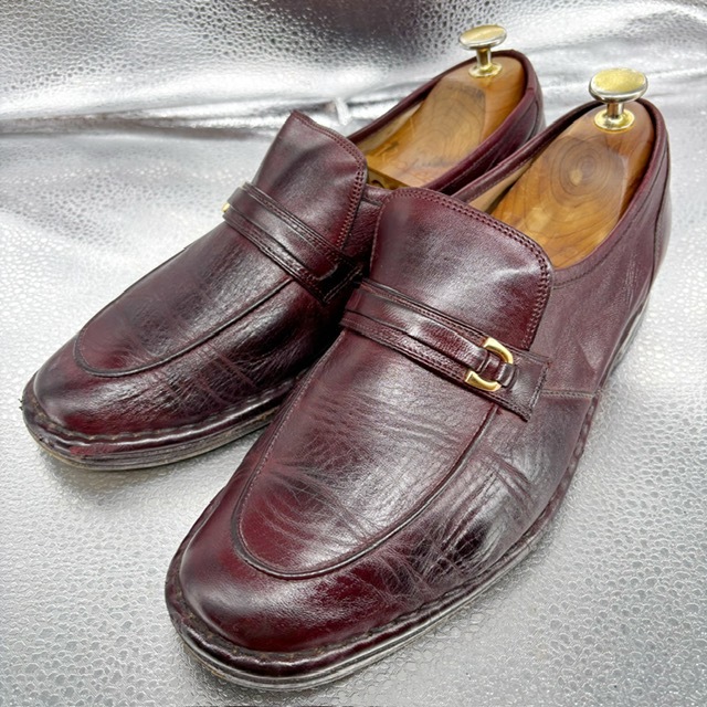★Sioux ズィウ★レザーシューズ/7 1/2 25.5/カジュアルシューズ/ビジネスシューズ/革靴/赤茶拍卖