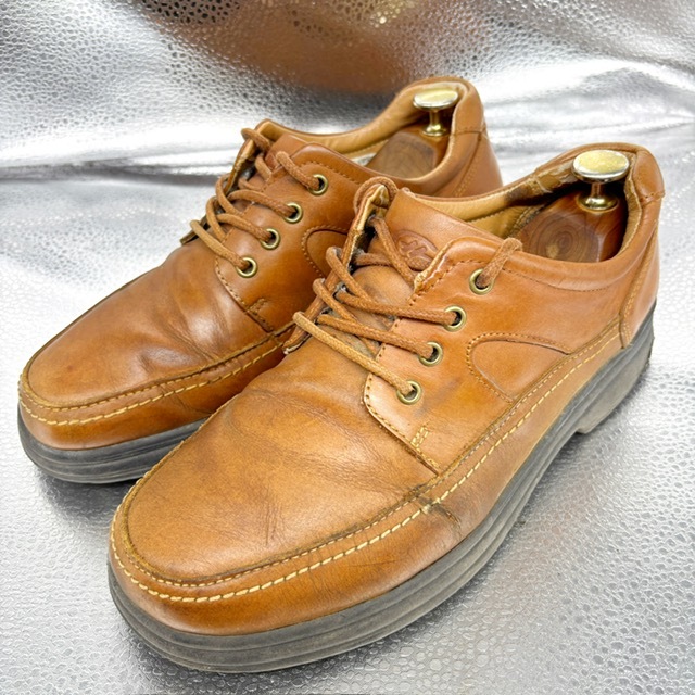 ★ホーキンストラベラー HAWKINS★スニーカー/25.0cm/カジュアルシューズ/スポーツシューズ/ショートブーツ/革靴/茶拍卖