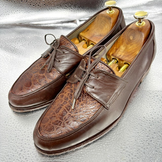 ★日本製LIFT GENTLE★レザーシューズ/7 25.0/カジュアルシューズ/ビジネスシューズ/革靴/濃茶拍卖