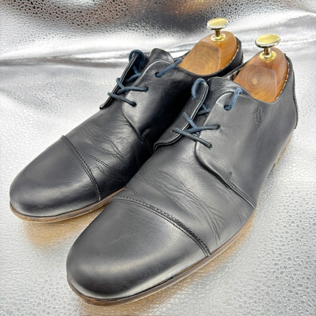 ★ランバン LANVIN★レザーシューズ/25.0cm/カジュアルシューズ/ビジネスシューズ/革靴/黒拍卖