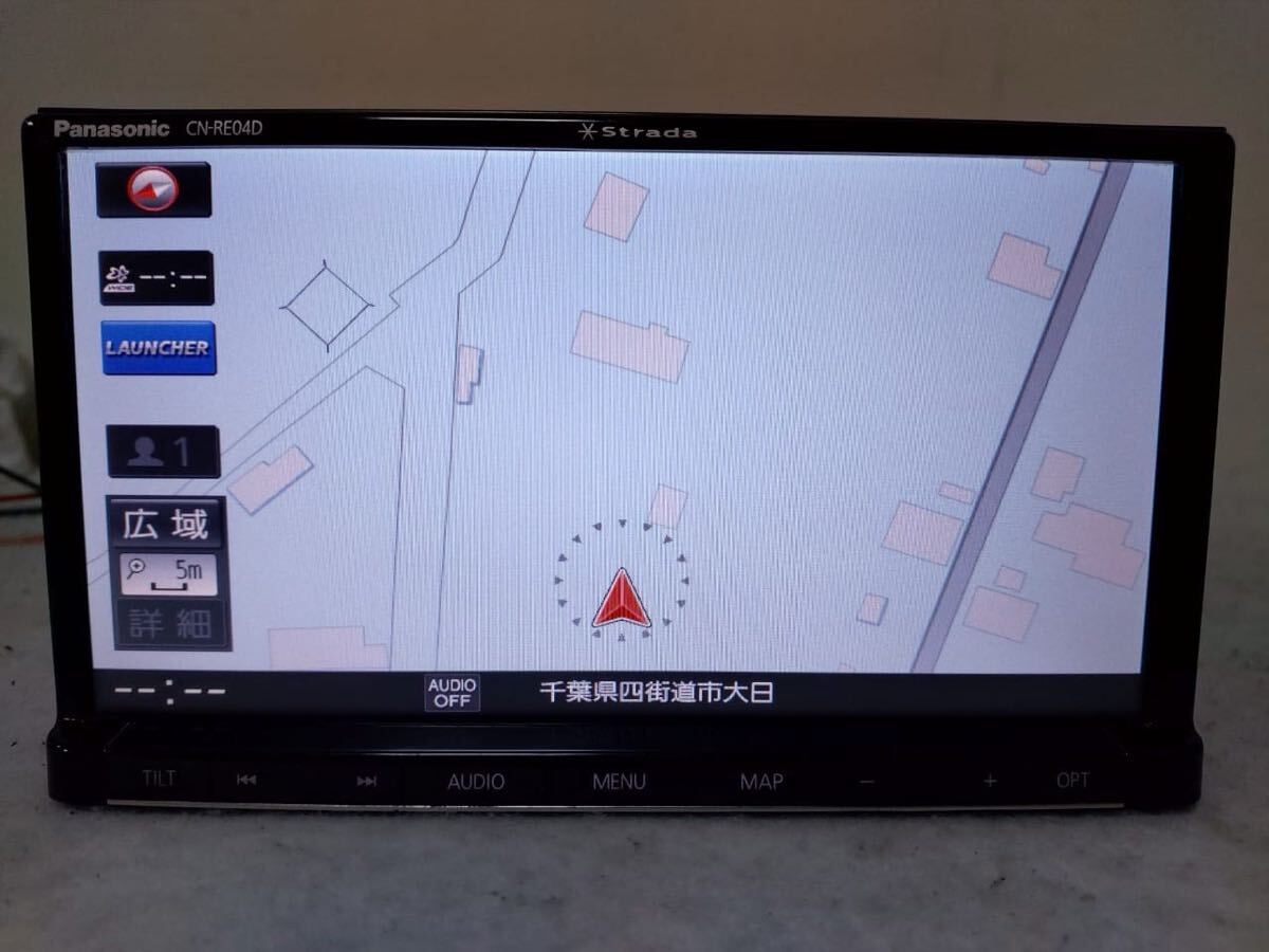 【中古品】CN-RE04D カーナビ パナソニック Strada拍卖