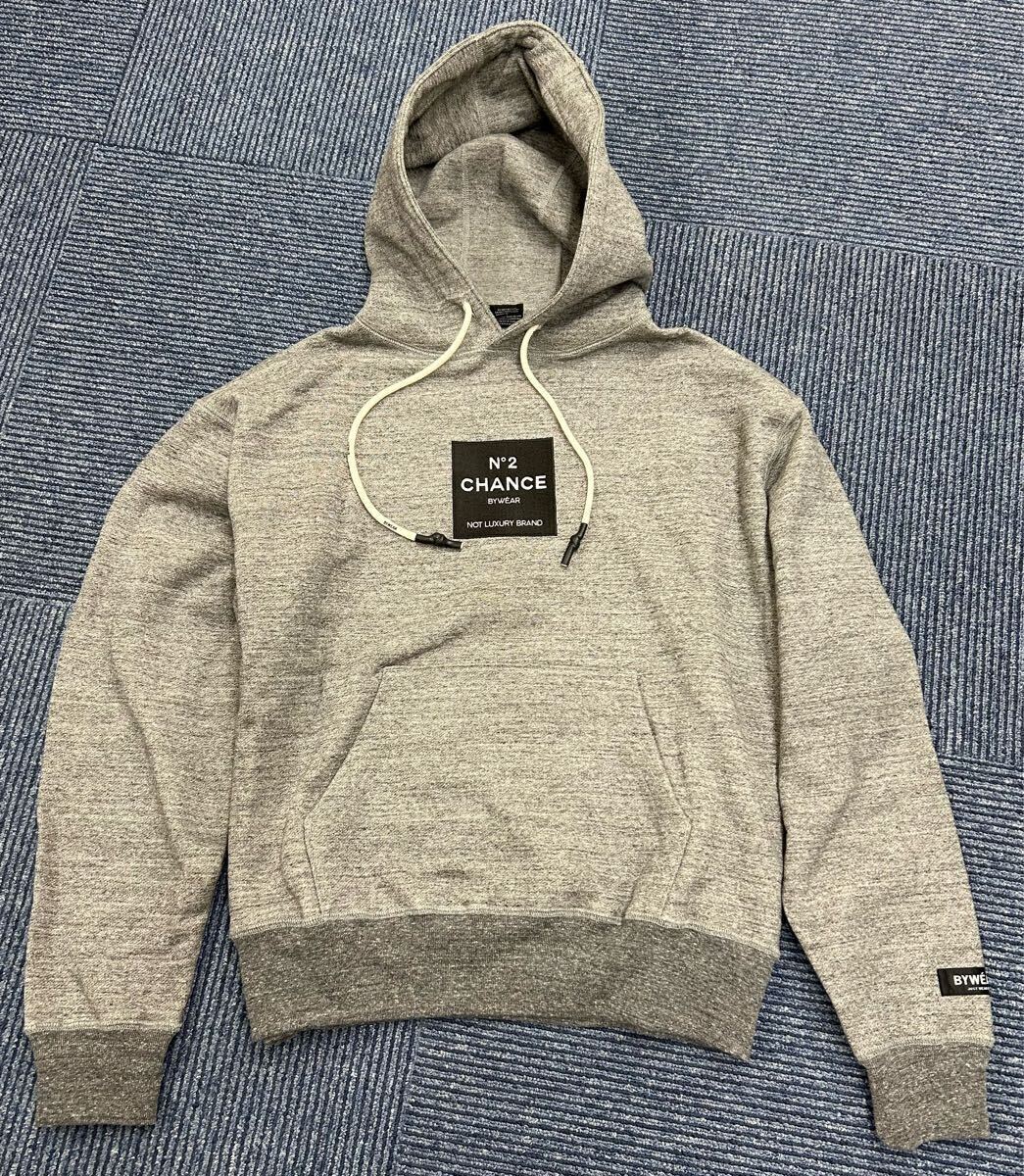★新品フラットシーマーヘビーウェイトスウェット¥22000 BYWEAR 最高級の裏起毛立体パーカー拍卖