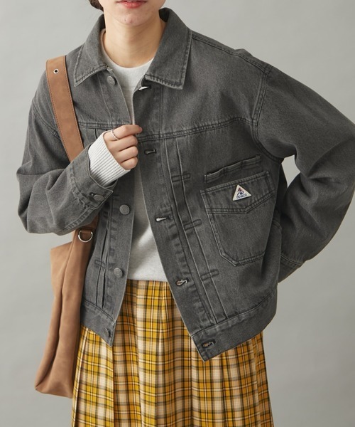 ★新品GEVACO \14850 2ndタイプ デニムジャケット 可愛いゆったりシルエット ユニセックス拍卖