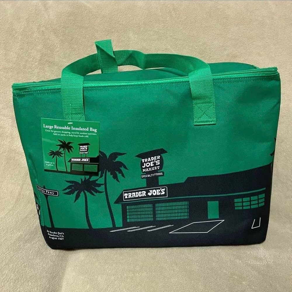 トレーダー・ジョーズ Trader Joe's ★  クーラーバッグ  エコバック  グリーン ★ 新品未使用拍卖