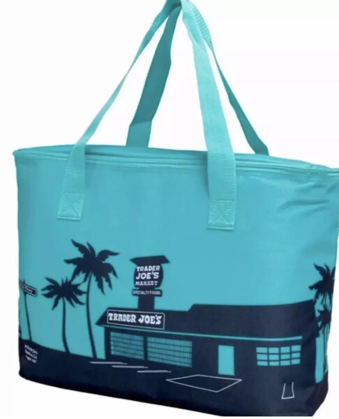 送料込み ★ トレーダー・ジョーズ Trader Joe's ★  クーラーバッグ  ターコイズ  エコバック  ★ 新品未使用拍卖
