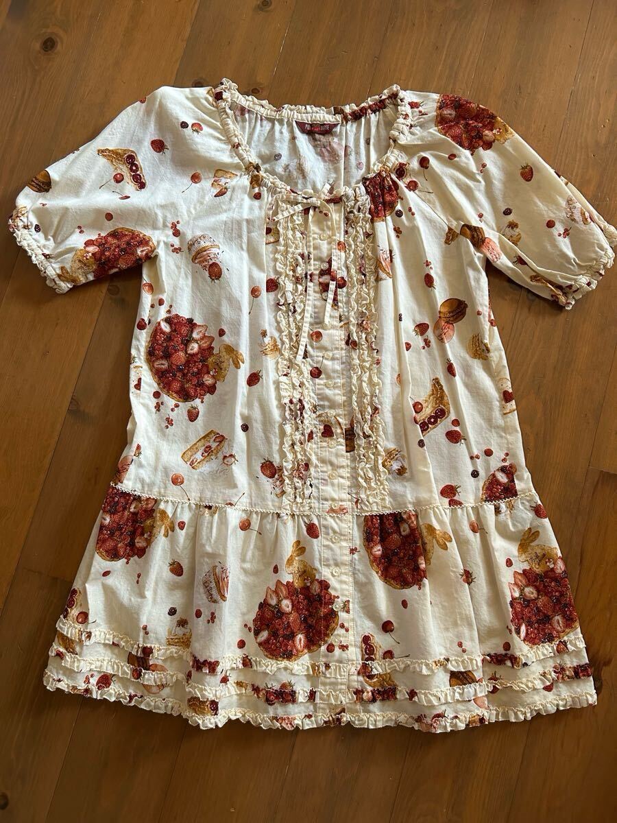 ピンクハウス スイーツ柄 チュニック 半袖拍卖