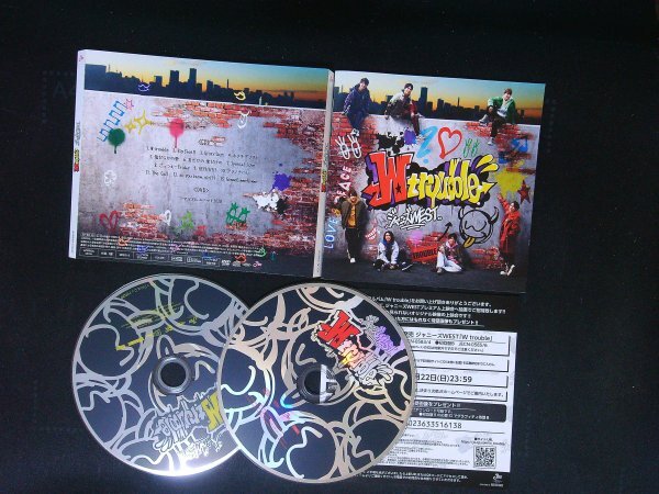 W trouble  初回盤B CD DVD ジャニーズWEST  即決 送料200円 907拍卖