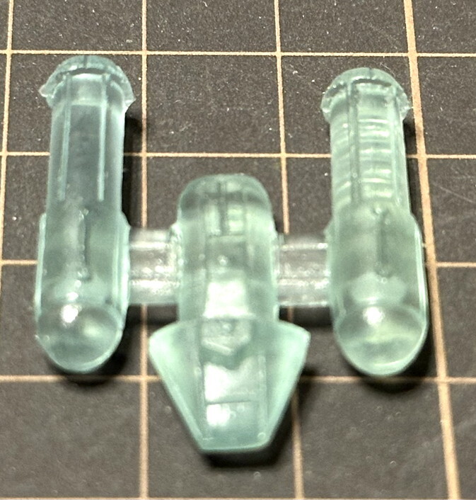 【当時品】 『Yウィング』 映画「スター・ウォーズ」 消しゴムフィギュア メーカー不明 成形色:クリアのアクアブルー拍卖